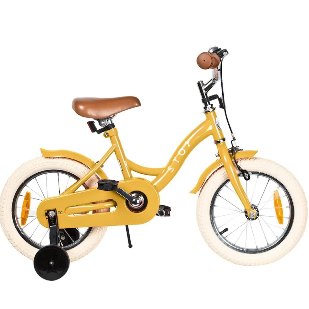 14" Vintage Cykel Yellow