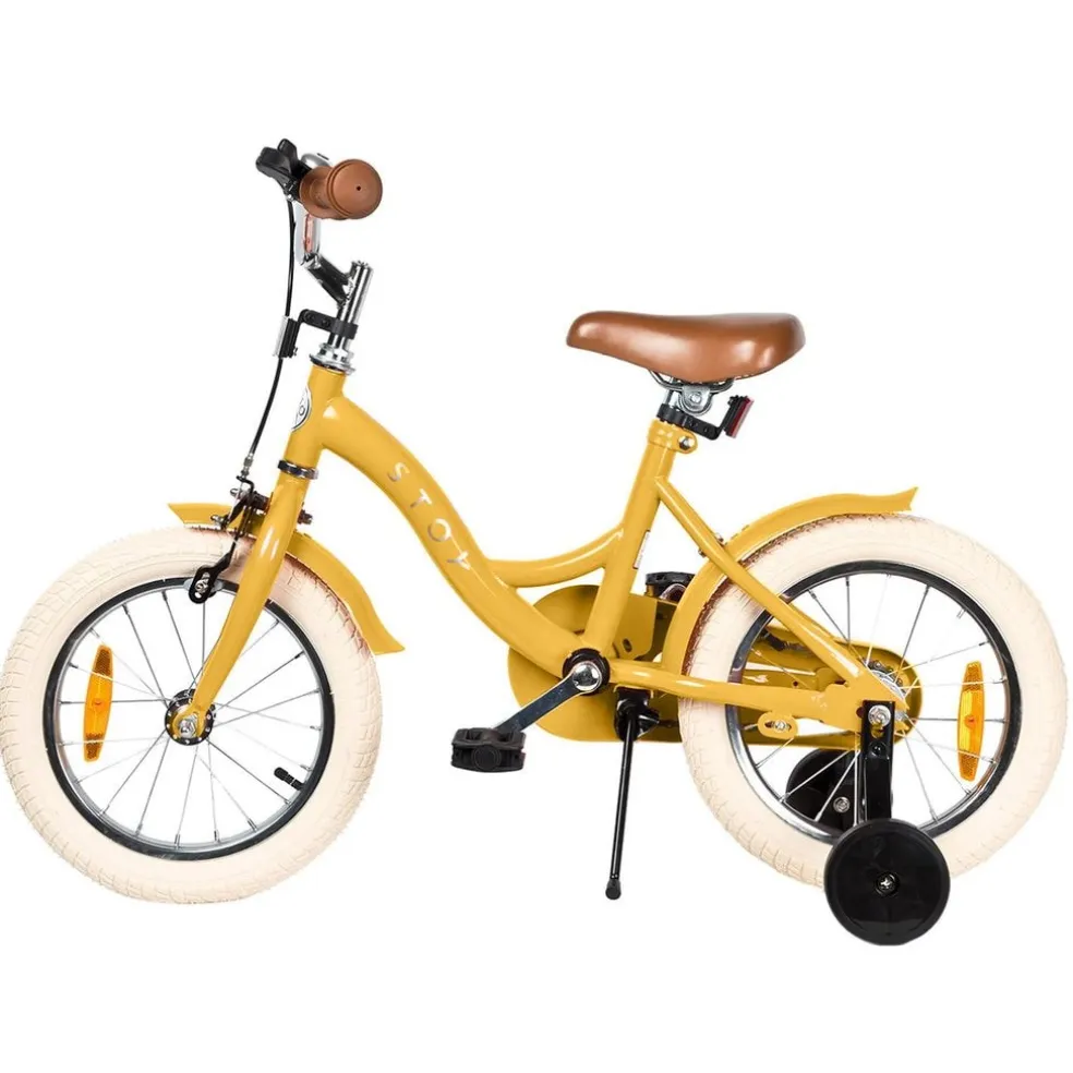 14" Vintage Cykel Yellow