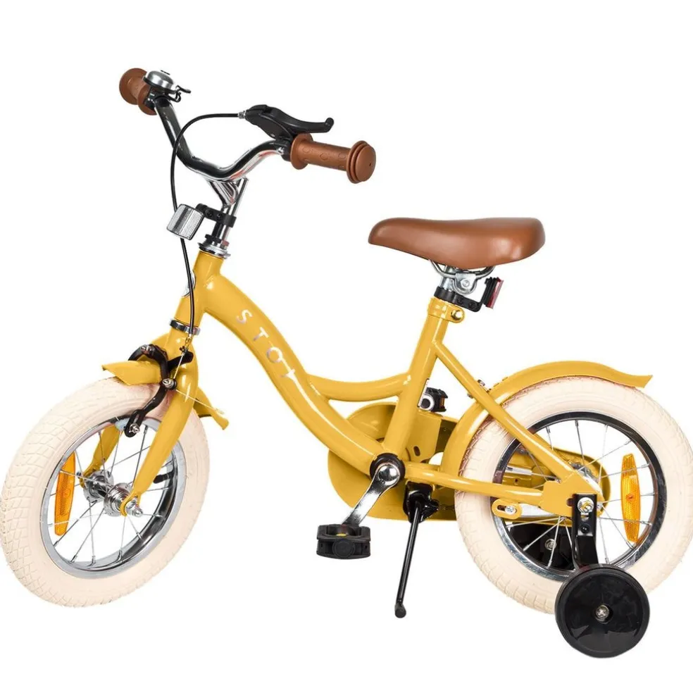 12" Vintage Cykel Yellow