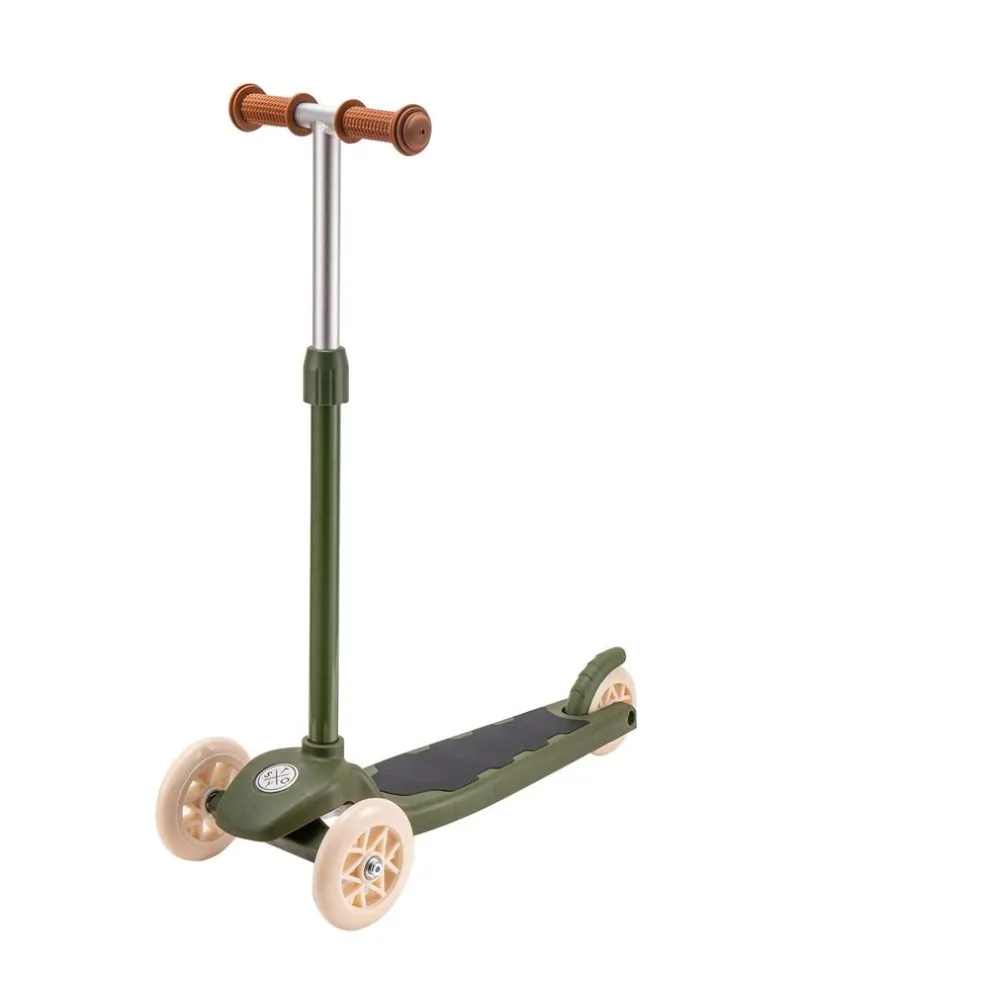 Vintage Min Första Sparkcykel Army Green