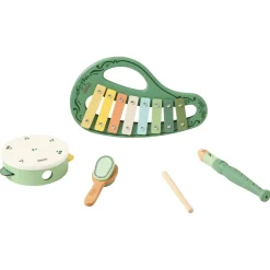Vintage Musikinstrumentset Grön