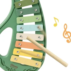 Vintage Musikinstrumentset Grön