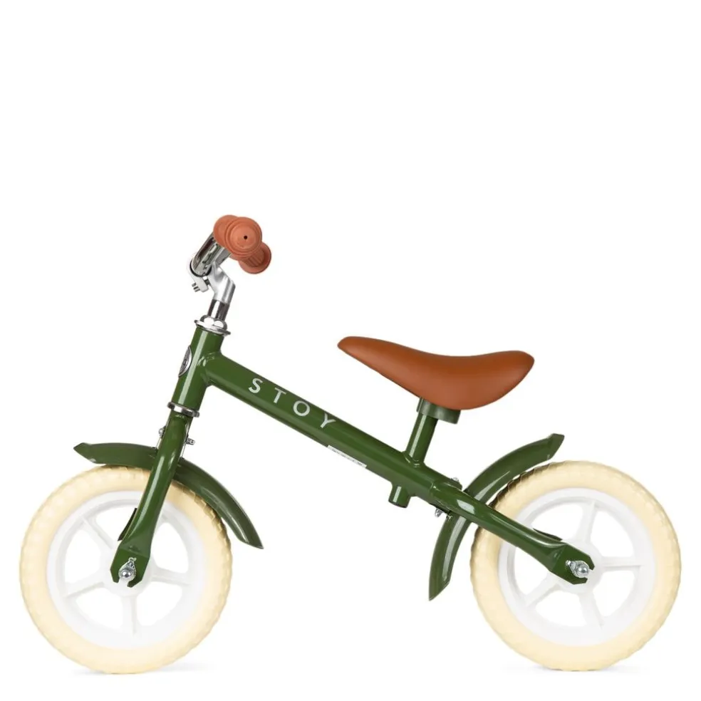 10" Vintage Springcykel Army Green