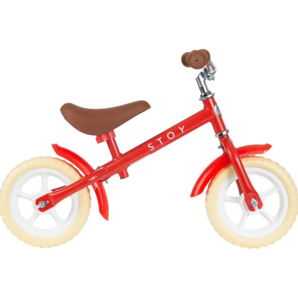 10" Vintage Springcykel Red