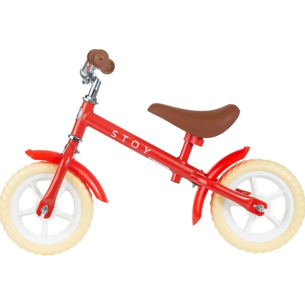 10" Vintage Springcykel Red