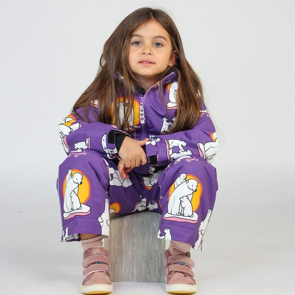 Vinterjacka Polar Bears Purple Heart