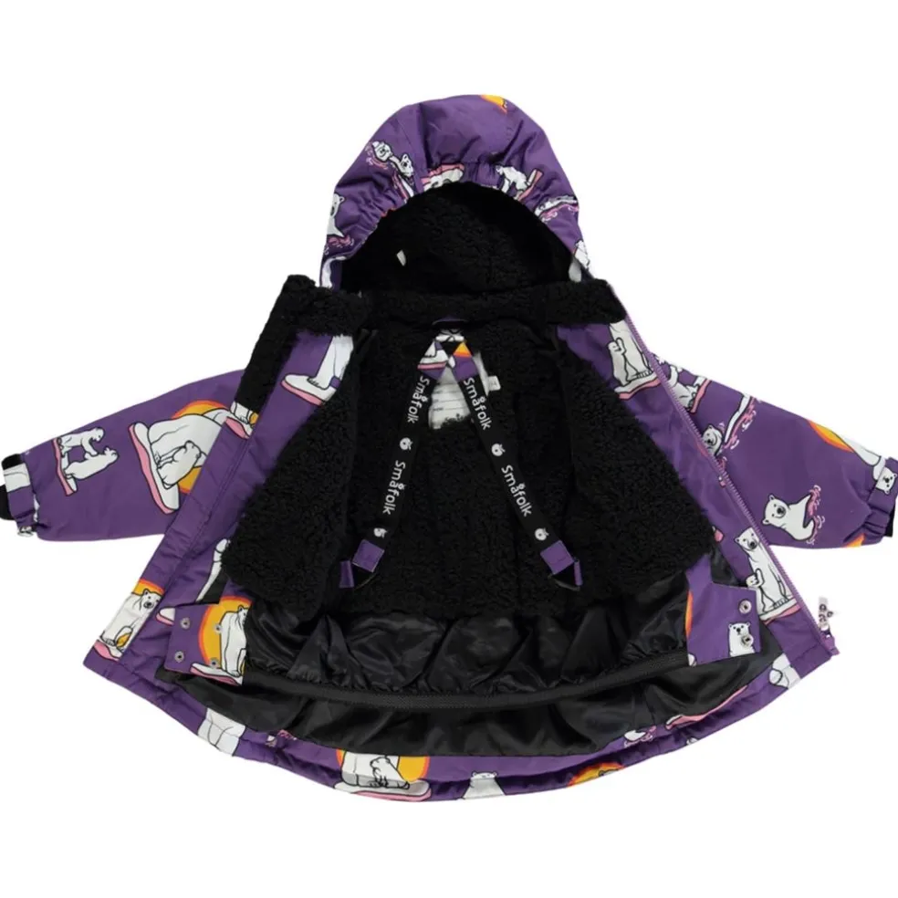 Vinterjacka Polar Bears Purple Heart