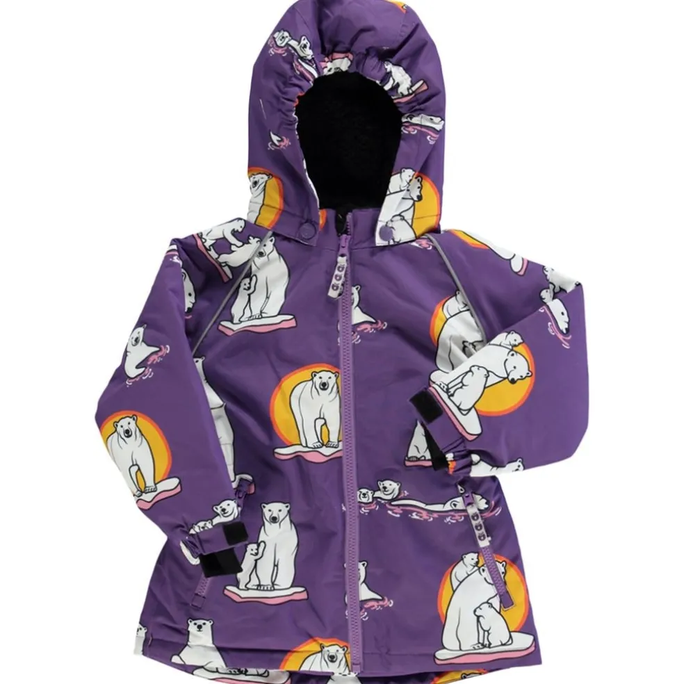 Vinterjacka Polar Bears Purple Heart