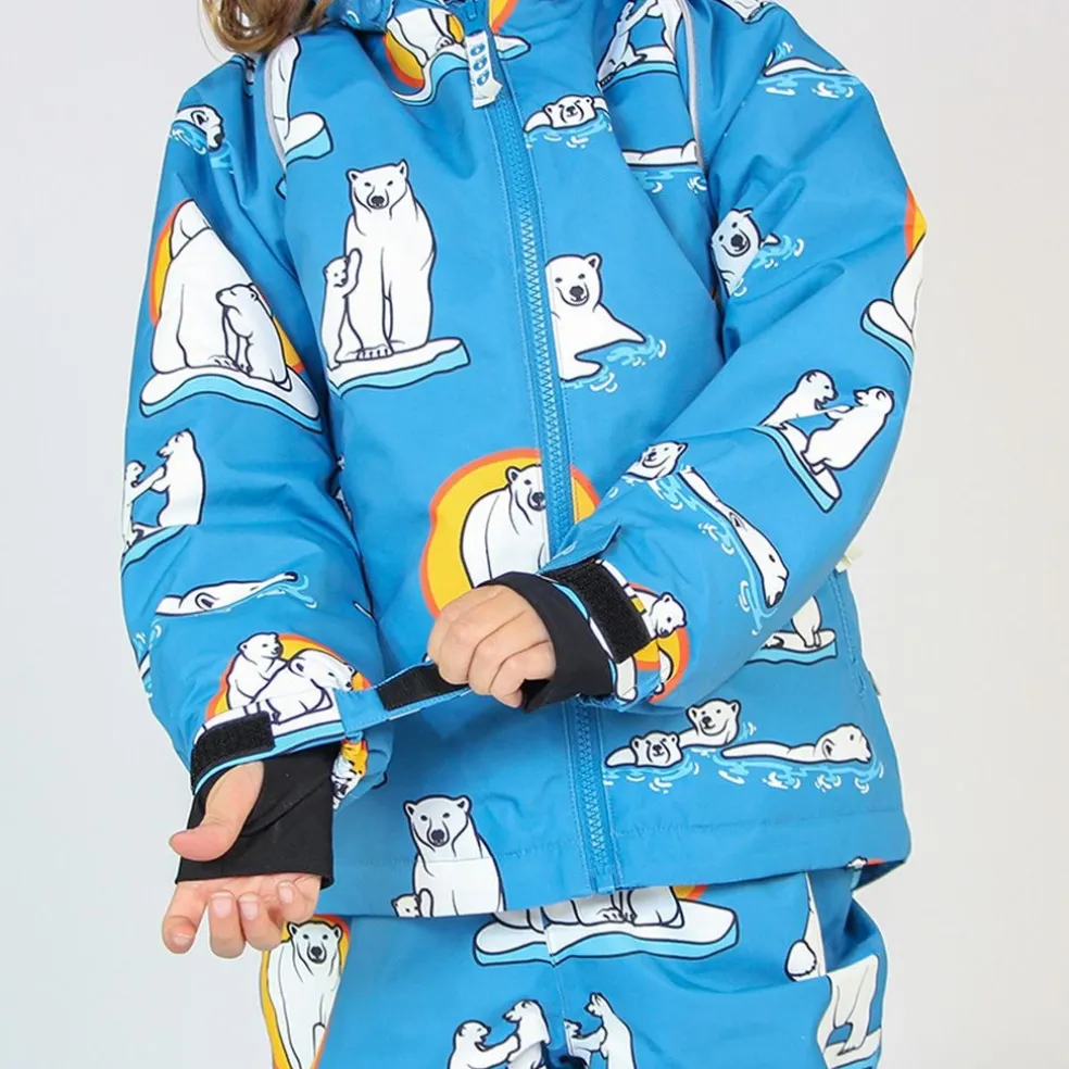 Vinterjacka Polar Bears Solid Blue