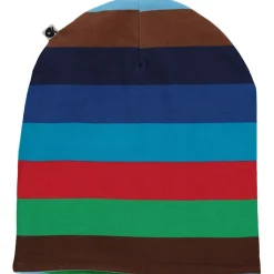 Vändbar Randig Mönstrad Mössa Medieval Blue