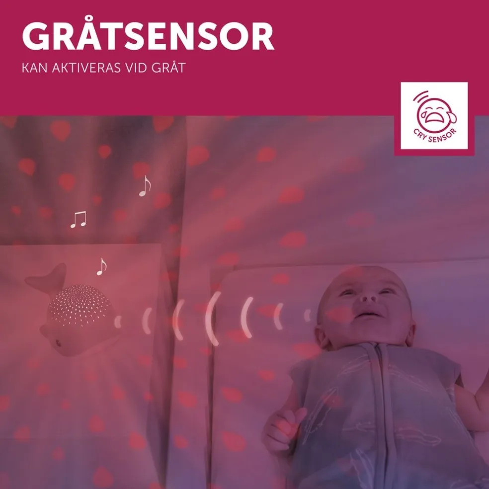 WALLY Projektor Lampa Grå