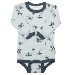 Wool Baby Body Light Blue
