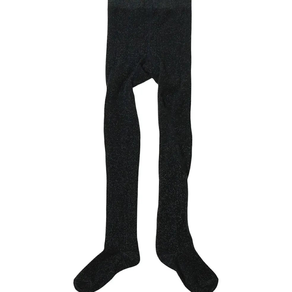Wool rib tights Coke melan