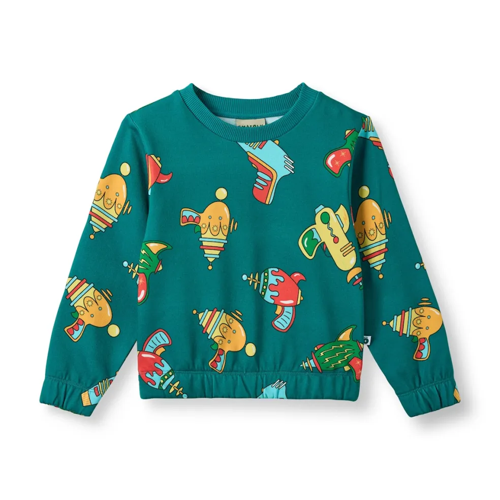 Yapeen With Space Blasters Sweatshirt Petroleum Green
