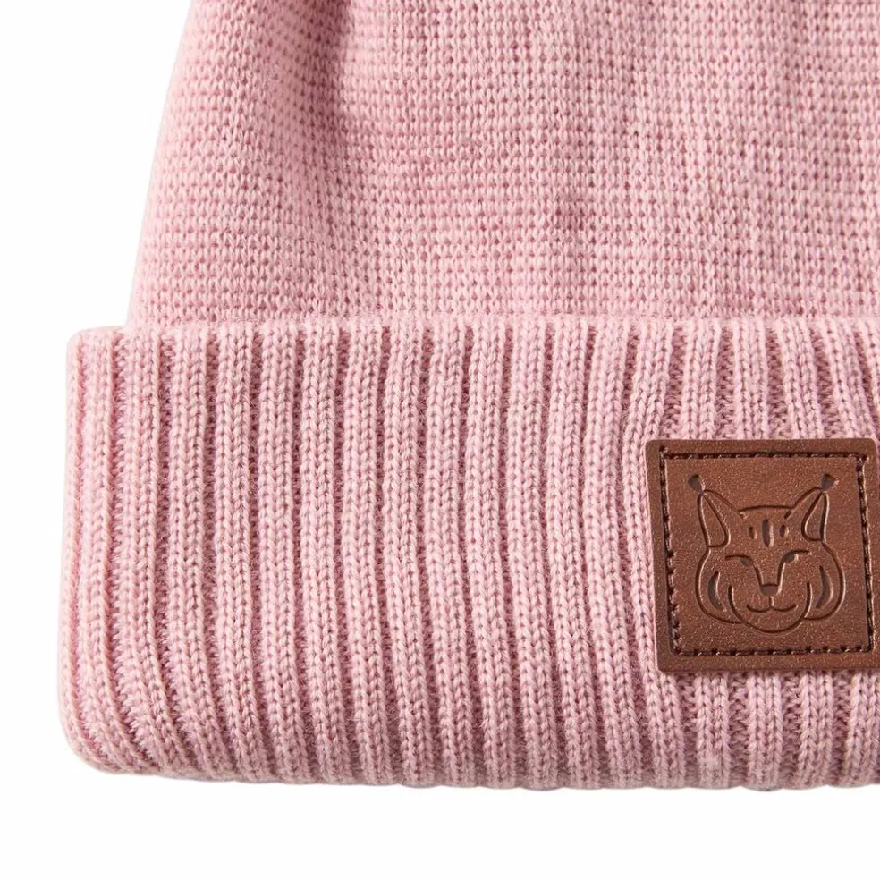 Zermatt Beanie med Pom Poms Woody Rose